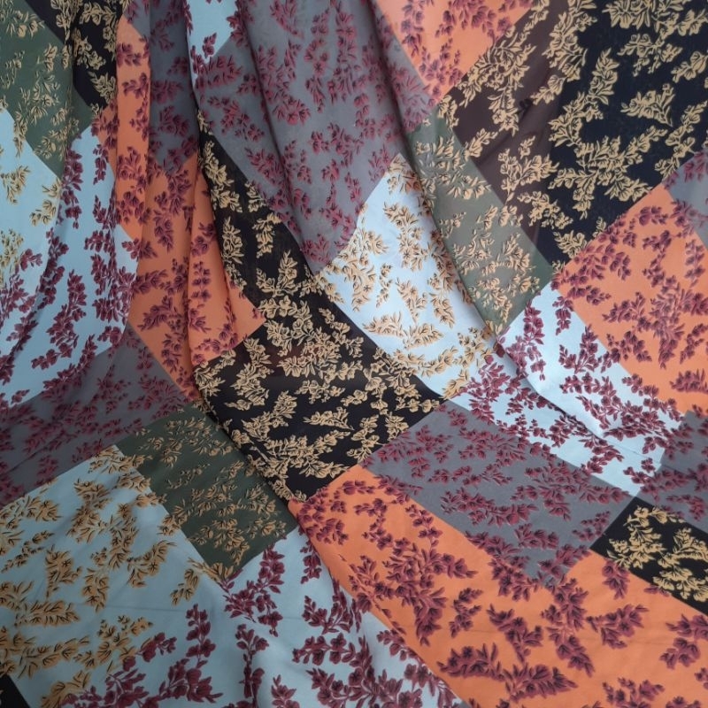 kain ceruti motif | Harga/0,5 m | kain ceruti meteran | bahan ceruti motif bunga | kain ceruty motif