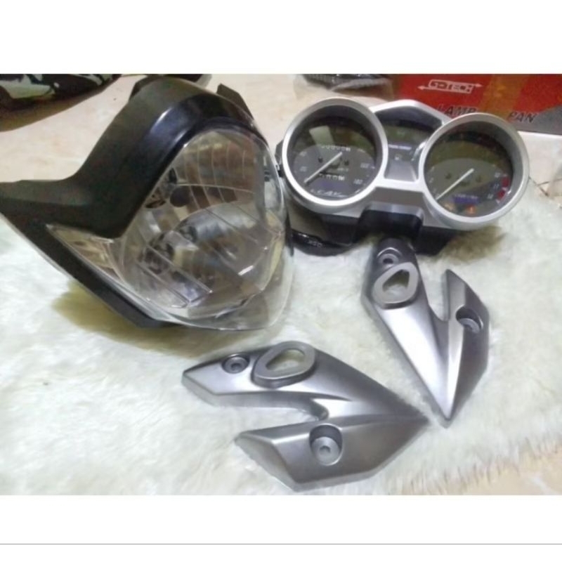 Headlamp Kedok Lampu Depan Vixion Old Spidometer Kilometer Plus Kupingan Lampu Vixion Old