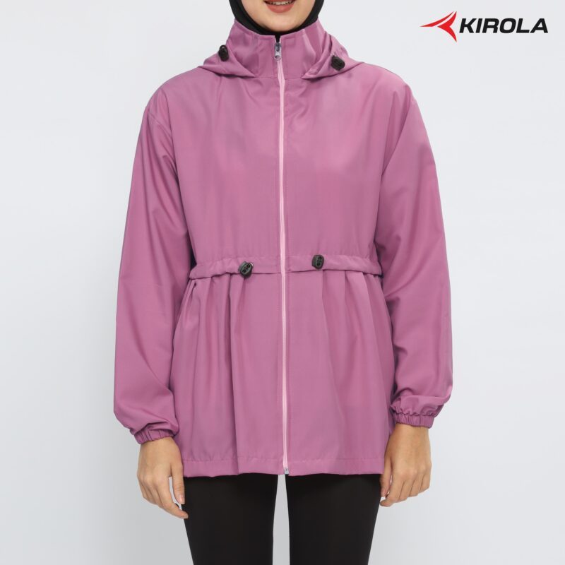 Jaket Jacket Olahraga Sport Sporty Muslim Muslimah Modis Parasut Hoodie Kupluk Kirola Asha
