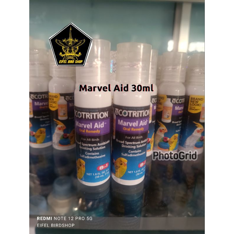 MARVEL AID 30ml KECIL obat burung sakit marvel aid