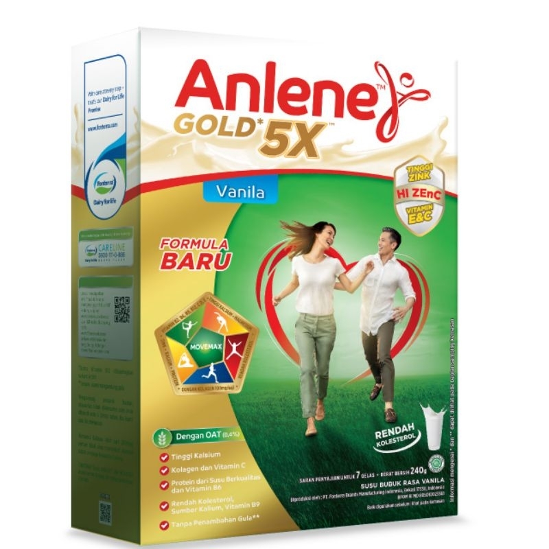 

Anlene Gold 5X kemasan 240 gram