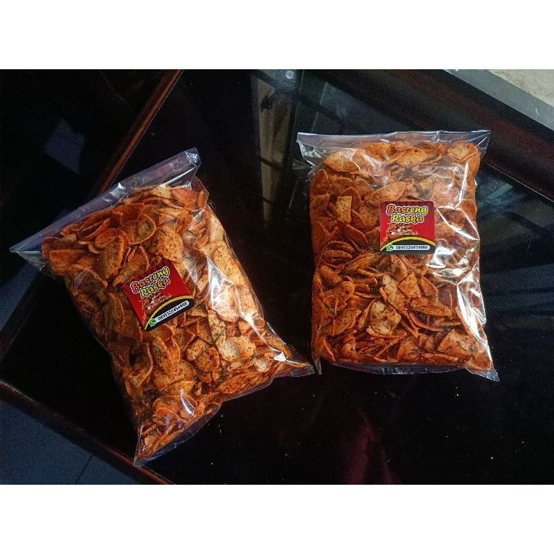 

Basreng Razka Pedas Daun jeruk 500gr