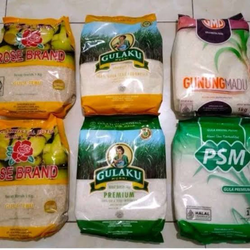 

gula kemasan rose brand 1kg