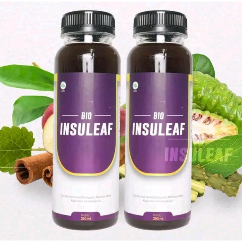 

BIO INSULEAF 2 BOTOL - obat herbal original 250 ml