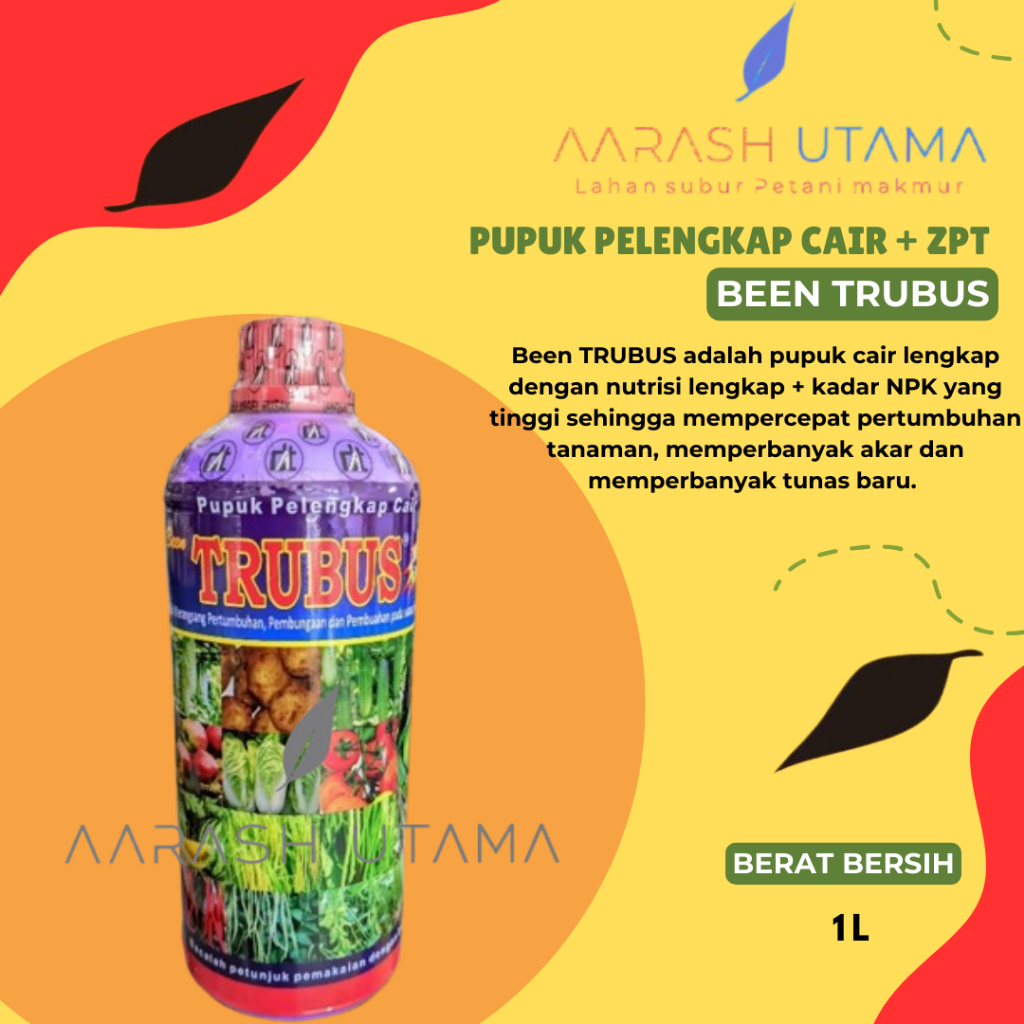 Been Trubus / Pupuk Pelengkap Cair + ZPT BEEN TRUBUS 1 LITER