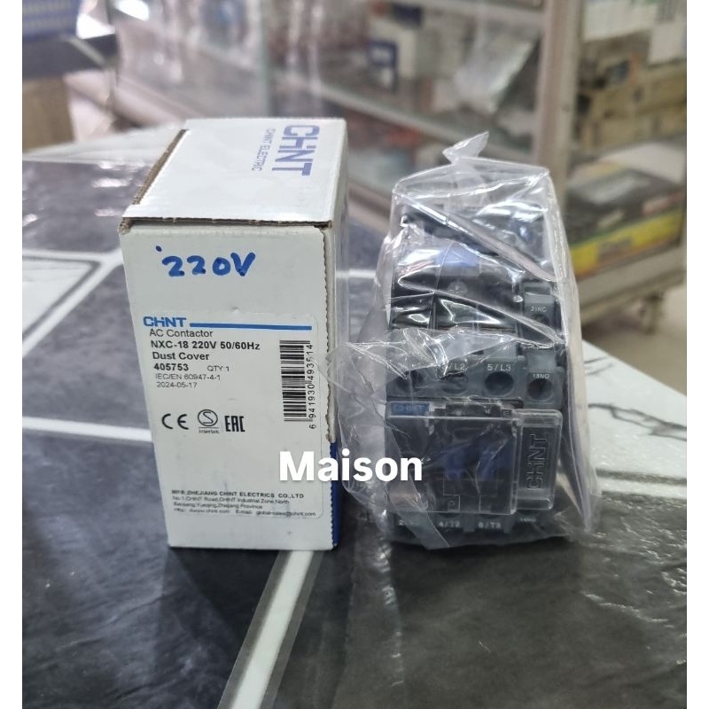 Kontaktor Chint NXC-18 220V NXC18