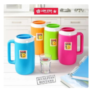 LION STAR THERMO WATER JUG 1,7 DAN 2,5 LITER TEKO PLASTIK / TEKO AIR PANAS DINGIN