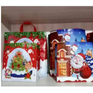 

TAS SPUNBOND GOODIE BAG LAMINASI BOX KARAKTER KLAUS NATAL