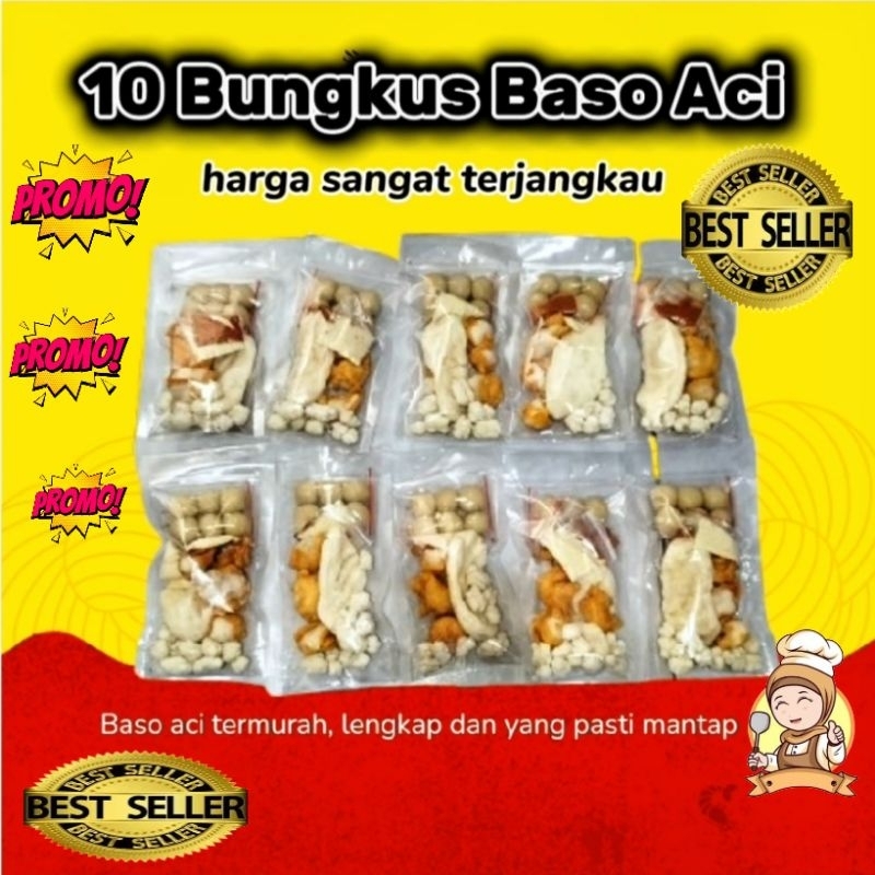 

Baso Aci Paket 10 Pcs (10 Bungkus) Dadakan, murah terjangkau, raos pisan