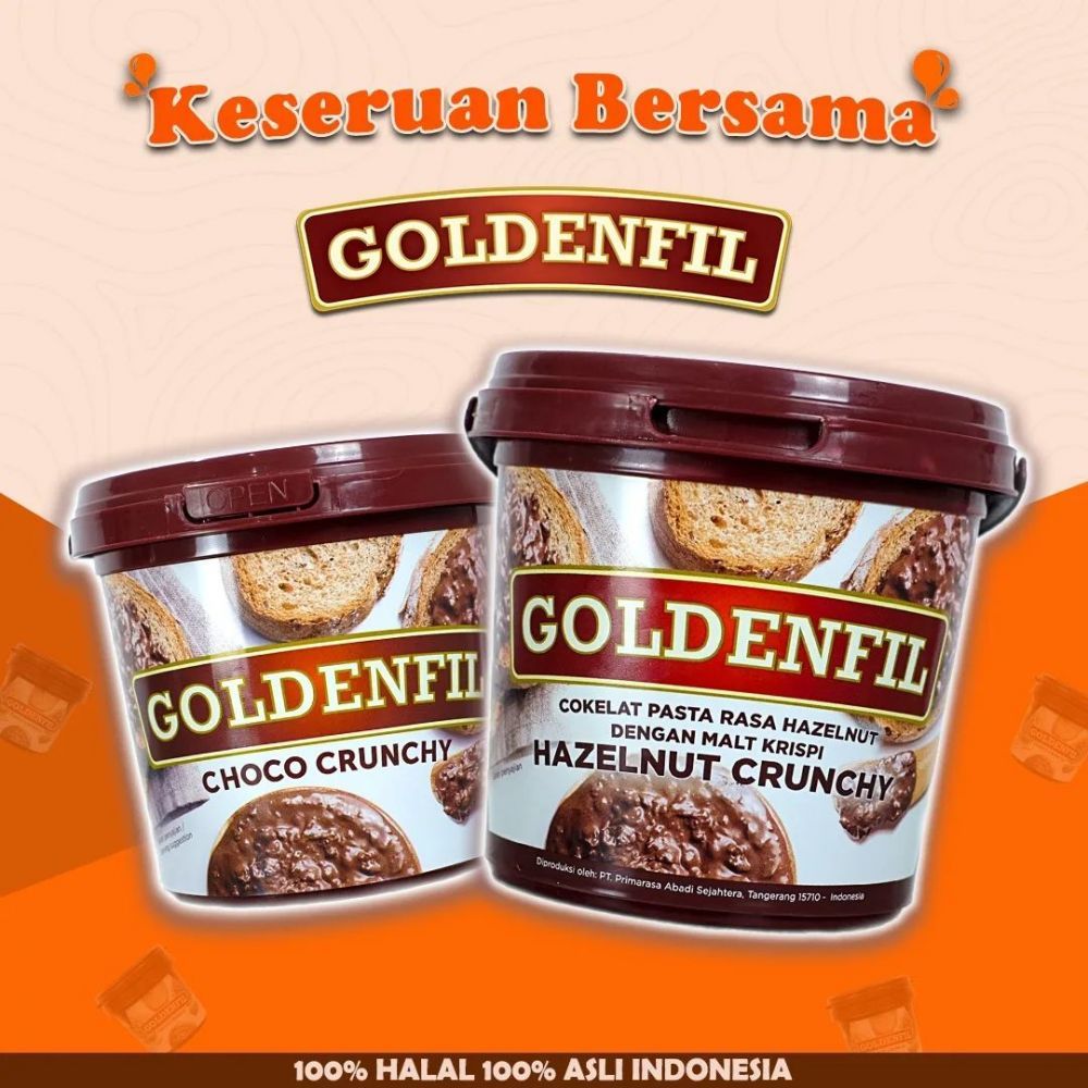 

GOLDENFIL Selai Rasa Kemasan REPACK 250 Gram
