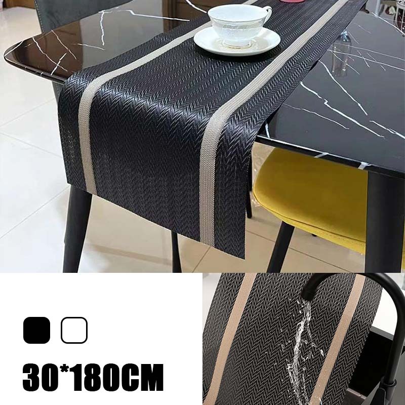 Table Runner Meja Makan Table Runner Panjang Table Runner Dekorasi Meja Simple Pvc Taplak Meja Panja