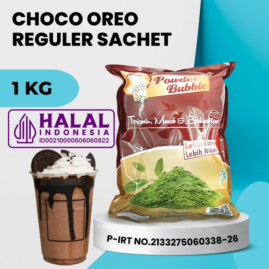 

Bubuk Minuman COKLAT ORE0 1 KG - Powder Black Crumb Biskuit - Rasa Cokelat