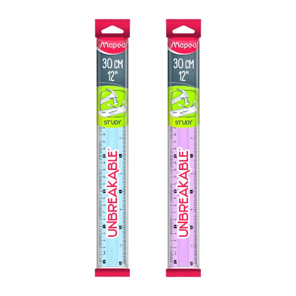 

Gramedia Surabaya - MAPED STUDY UNBREAKABLE RULER 30 CM