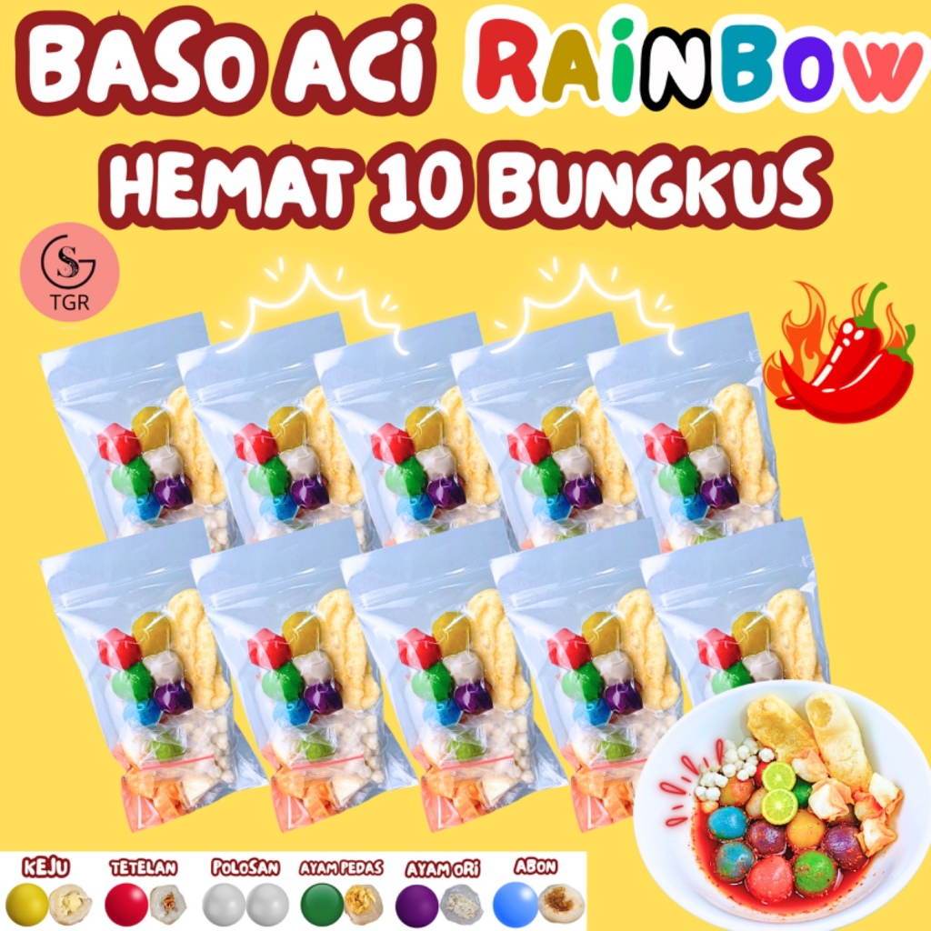 

BASO ACI RAINBOW 10 BKS-SETIAP WARNA BERBEDA VARIAN
