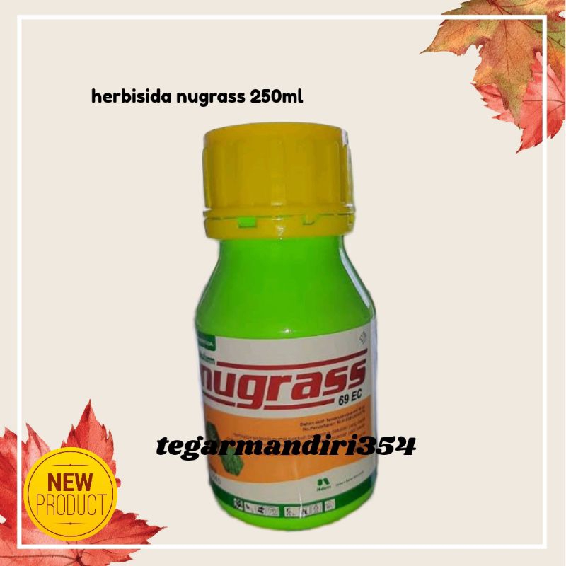 100% original Herbisida selektif padi nugrass 250ml Herbisida nugrass 250ml Racun gulma Nugrass 250m