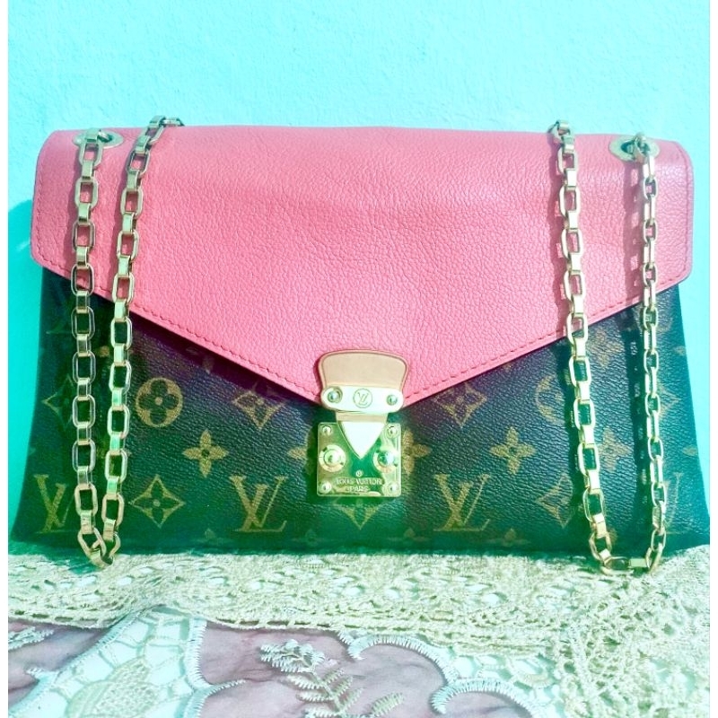 LV monogram pallas chain pahiit banget preloved