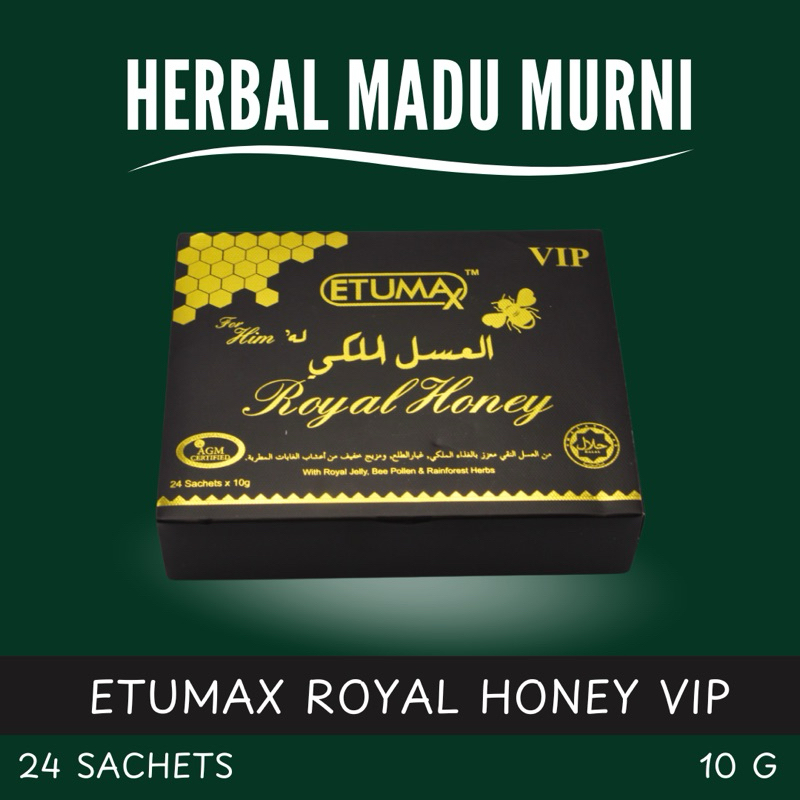 

Madu Royal Etumax VIP Untuk Pria - 24 Sachet Asli - Energi & Vitalitas - EXP 2027