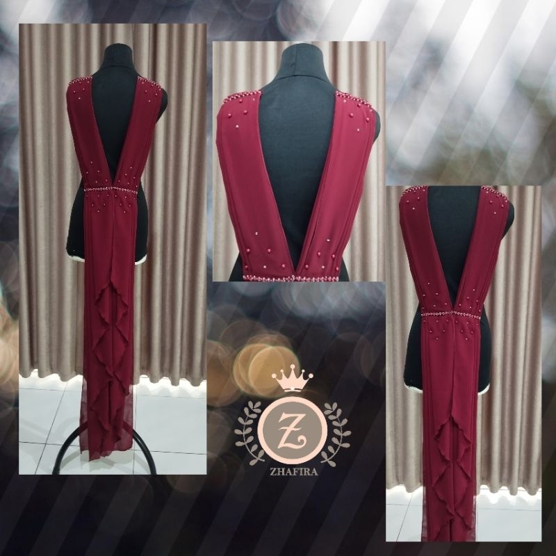 HIASAN BAHU/HIASAN SLENDANG KEBAYA MODEL BELAKANG/SAYAP KEBAYA KANAN KIRI