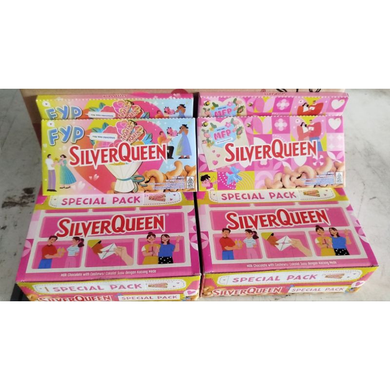 

Silverqueen 55gr isi 10 pcs - Coklat Silverqueen