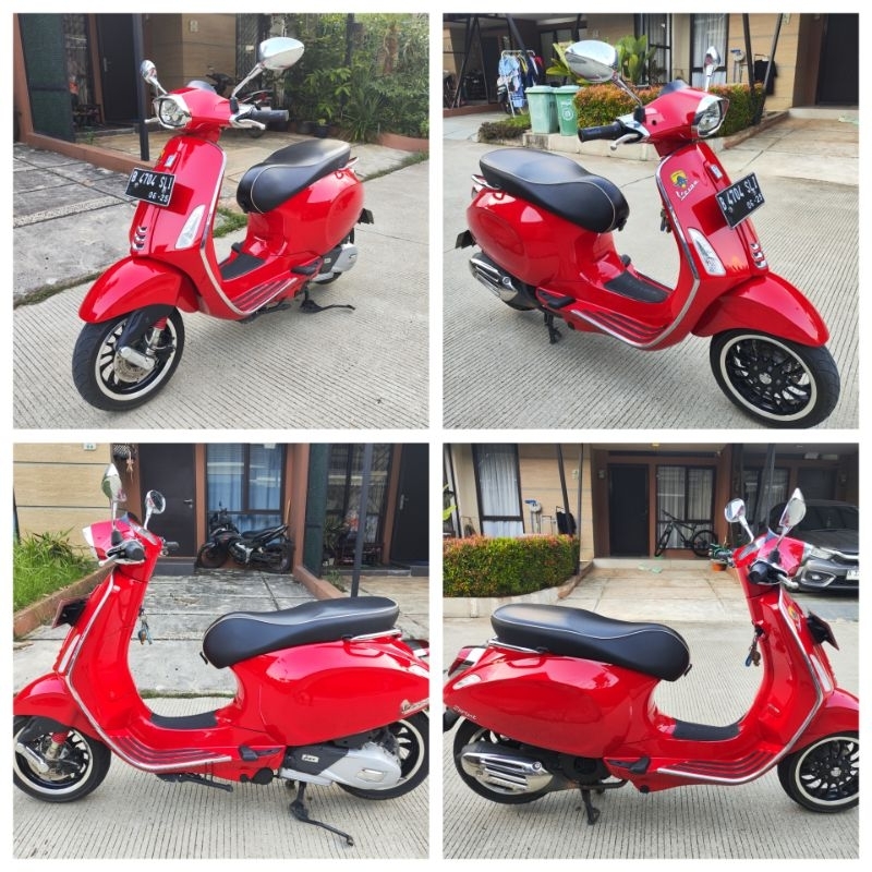 Vespa Sprint I-Get 150 ABS Warna favorit Red Passione