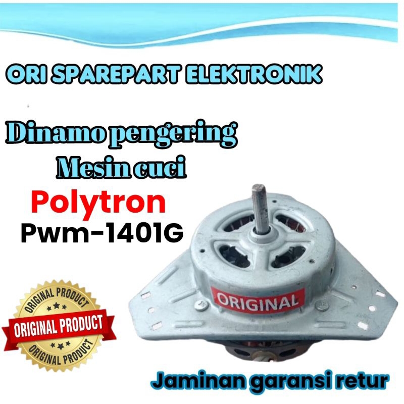 dinamo pengering mesin cuci,polytron pwm-1401G