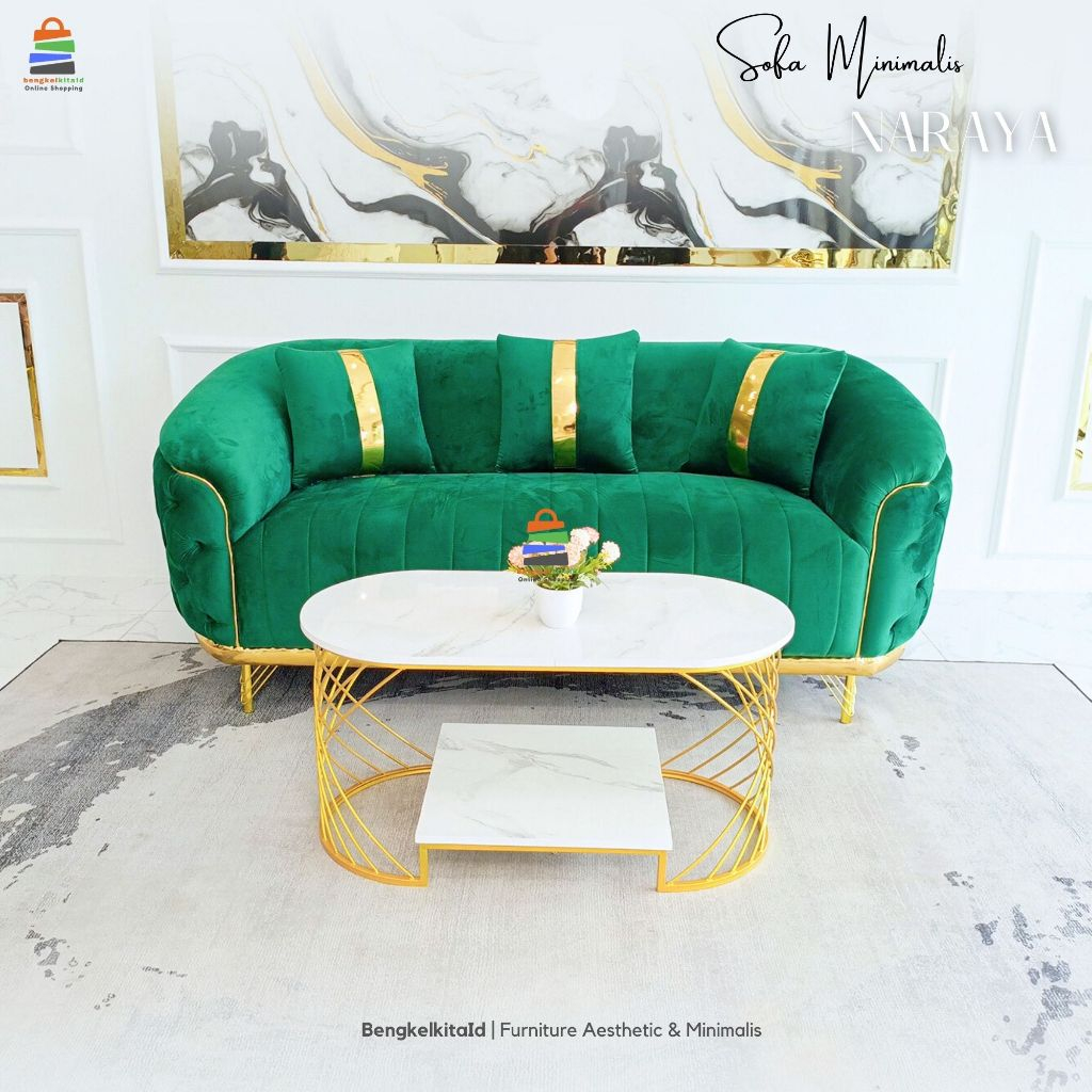 Naraya Sofa Ruang Tamu Sofa Minimalis | Sofa Aesthetic | Sopa Minimalis Ruang Tamu Sopa Modern
