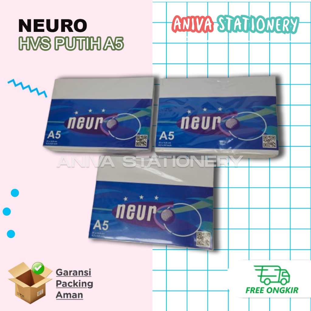 

Neuro Kertas HVS PUTIH A5 70 GRAM