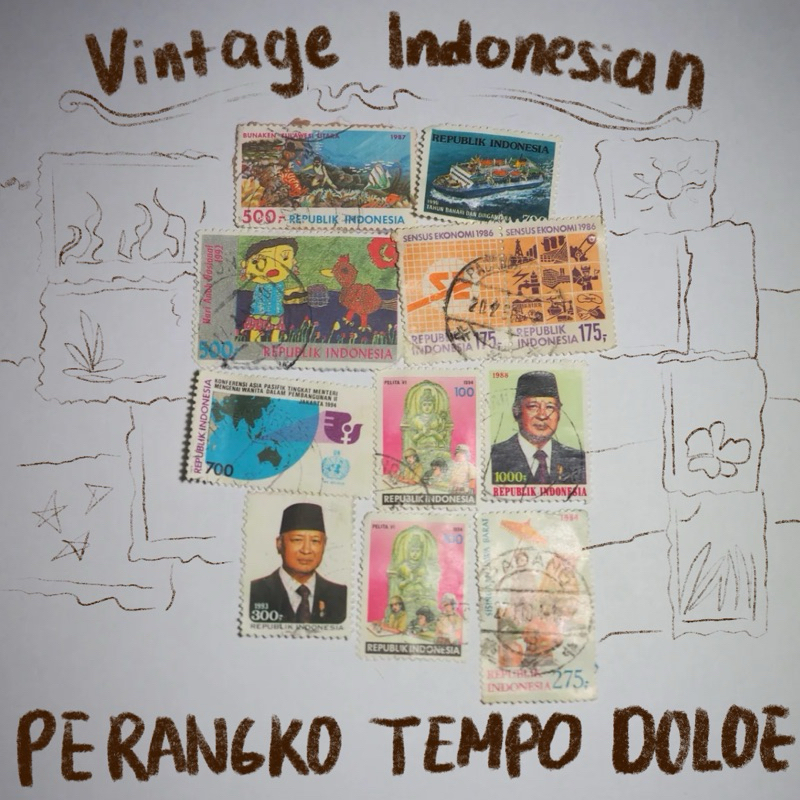 

perangko/vintage/lama/stamps tahun 1980-1999