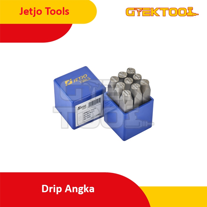 

Jetjo Tools Drip Angka Ketok Stempel Number Punch Lakoni Pro