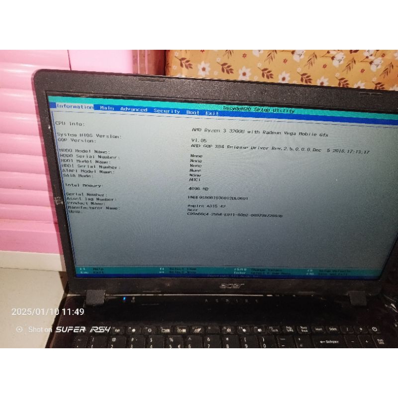 Laptop bekas Lelangan Kantor Lenovo G40-45