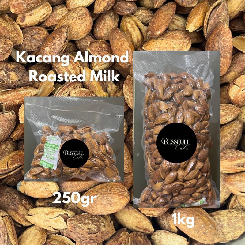 

Kacang Almond Roastated Milk/ Kacang Almond Panggang Susu