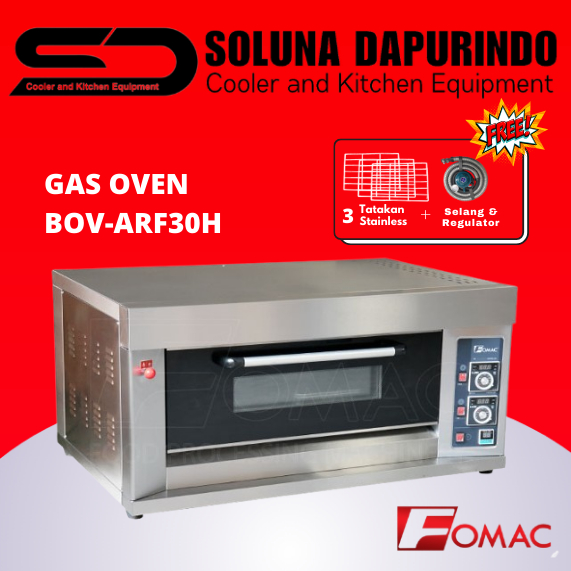 Fomac BOV-ARF30H Oven Gas 1 Deck 3 Tray 184x93x73cm