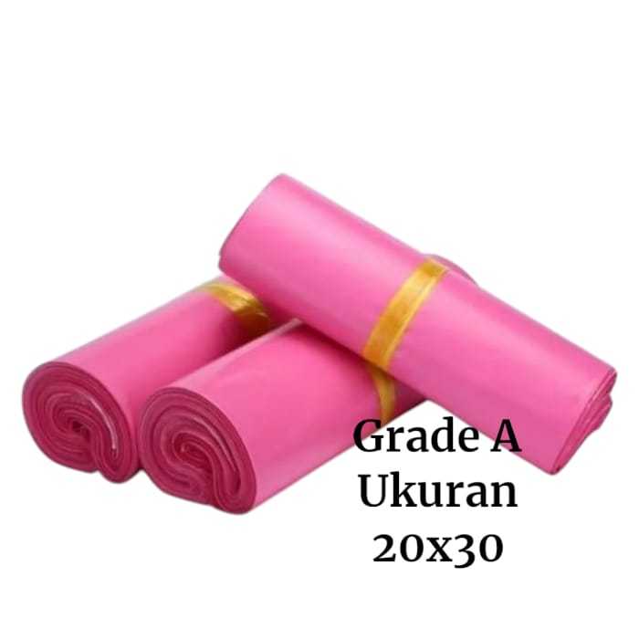 

(20x30) Plastik Polymailer Pink Grade A isi 100pcs