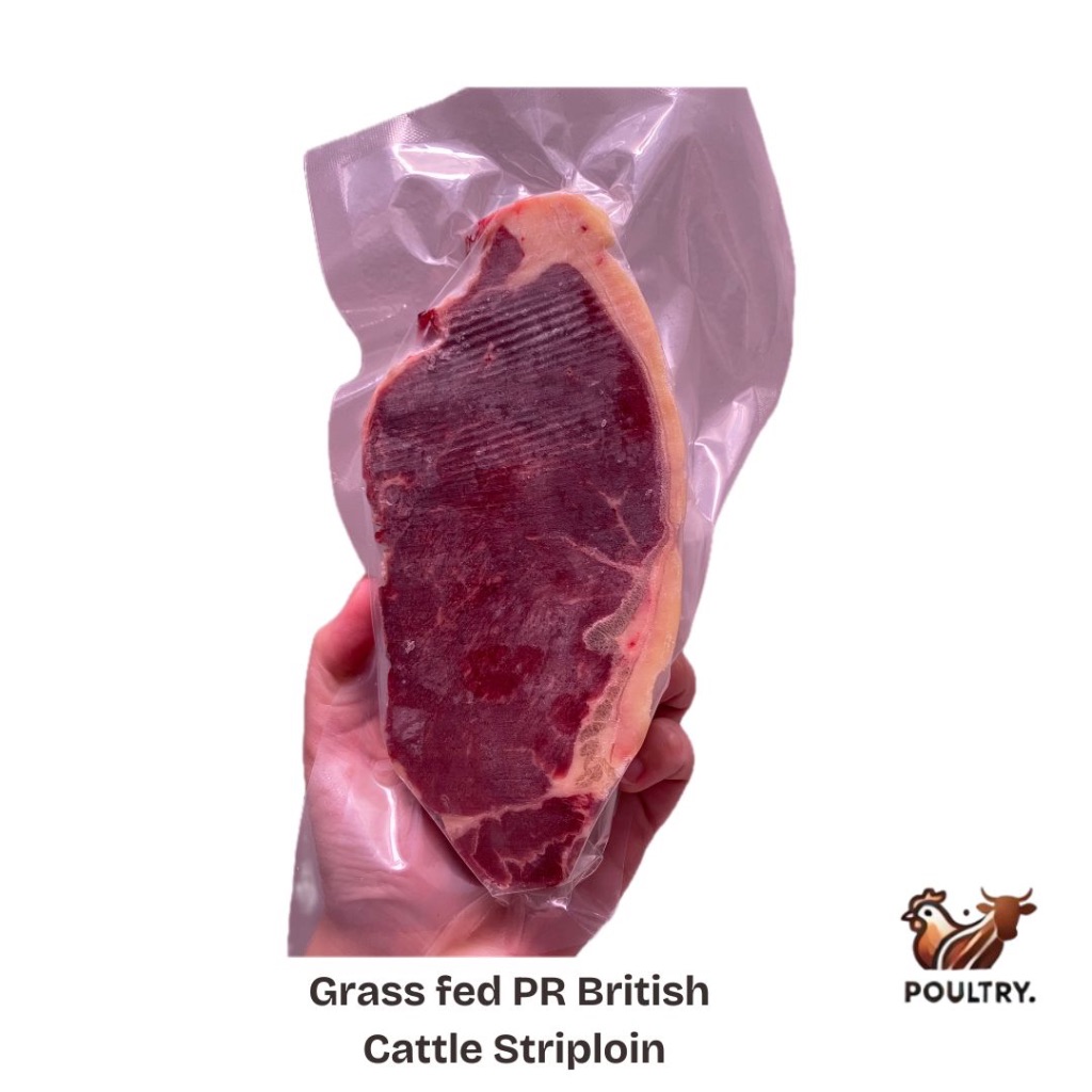 

Striploin Sapi Inggris PR 200gr - Halal Bersertifikat & NKV | Grass-Fed Premium British Cattle