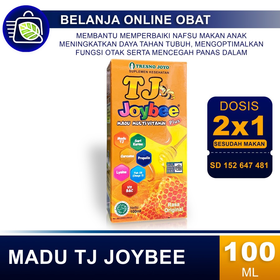 

MADU TJ JOYBEE 100ML // Madu Anak Multivitamin