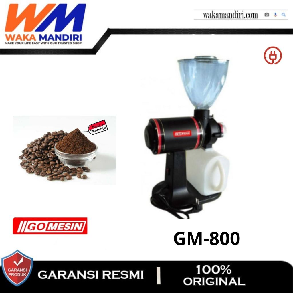 GOMESIN GM-800 COFFEE GRINDER ELECTRIC MESIN GILING BIJI KOPI LISTRIK