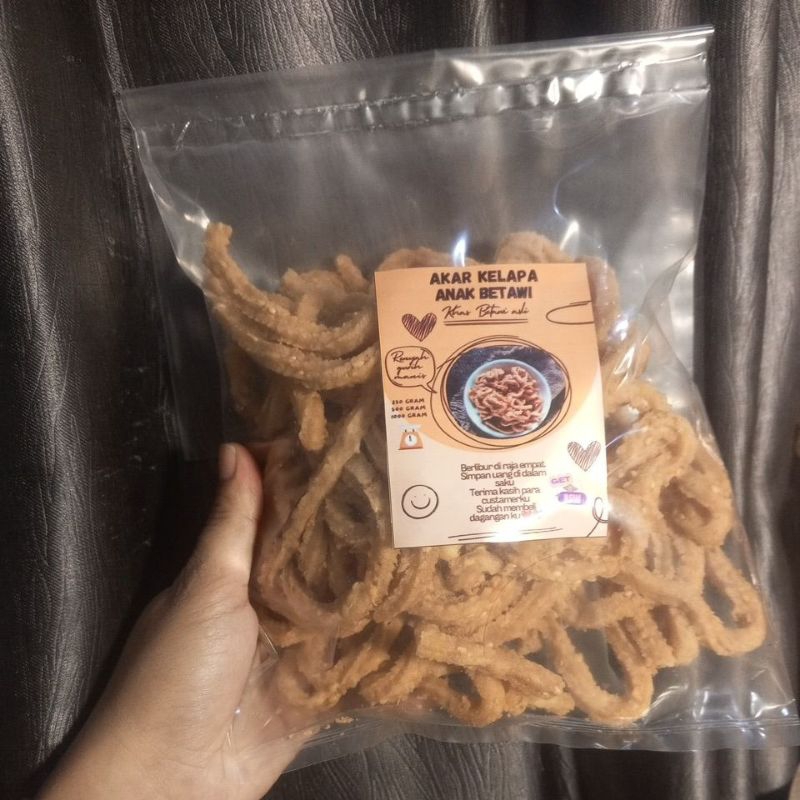 

akar kelapa ukuran 250 gram