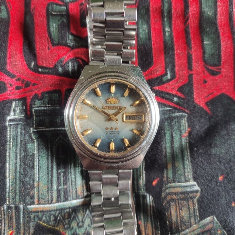 Jam Tangan Orient Automatic 21 Jewels Vintage tahun 1994