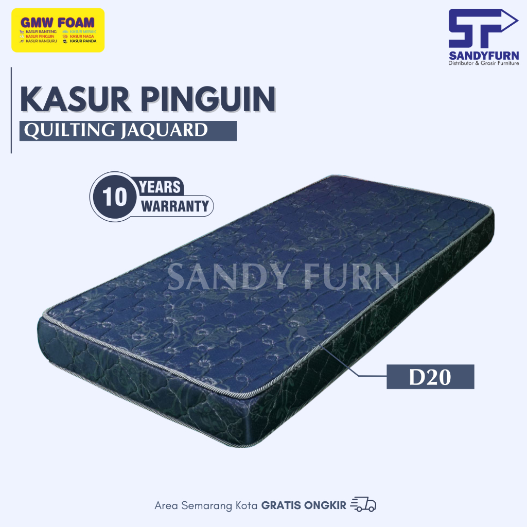 GMW Foam - Kasur Busa - Pinguin - Quilting Jacquard