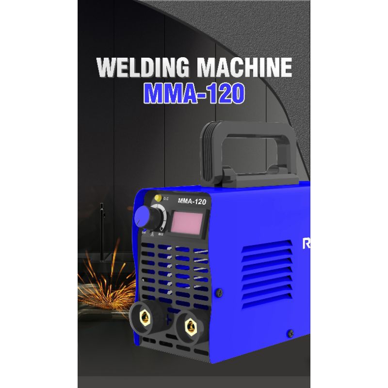 Mesin Las Inverter MMA-120 IGBT trafo Las Mesin trafo las portable Rikang