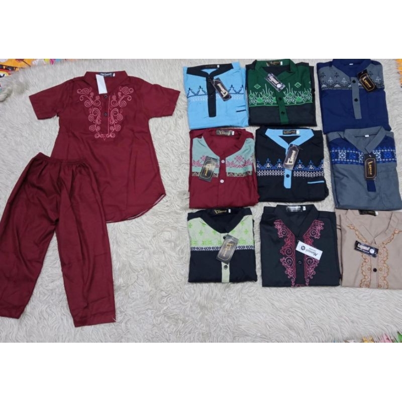 Setelan  Koko  Anak Lengan pendek