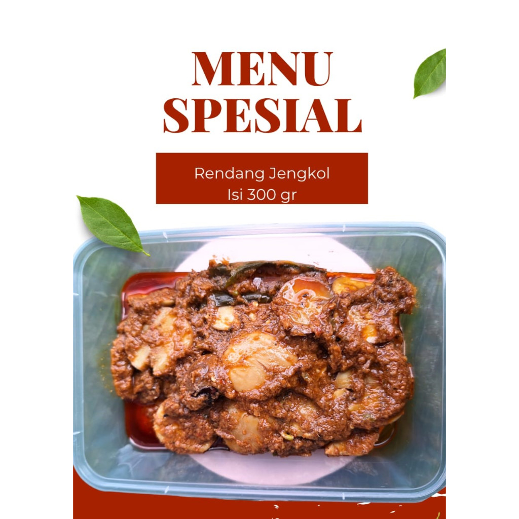 

MAMANIA KITCHEN - RENDANG JENGKOL 300GR BISA MAKAN 4 ORANG HALAL ENAK NIKMAT