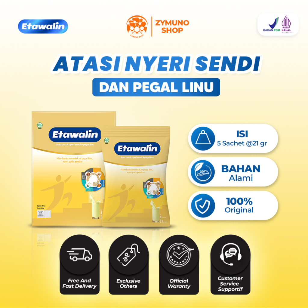 

Etawalin Sachet Susu Bantu Permasalahan Asam Urat Kolesterol Sendi dan Tulang Original Asli
