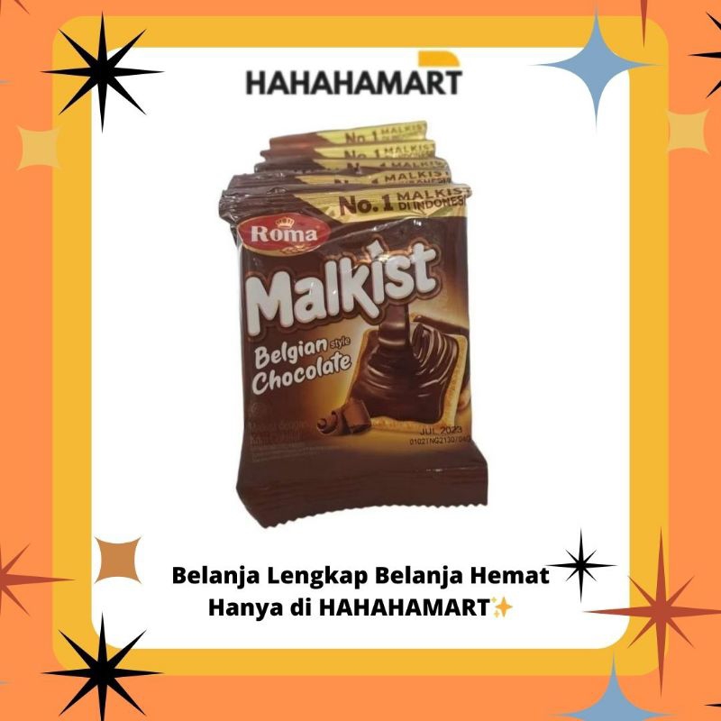 

Roma Malkist Belgian Chocolate 18gr Harga Paket Kemasan 4 Renteng Atau 40 Pcs