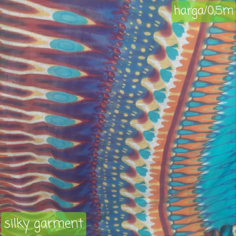 KAIN KATUN SILKY PREMIUM MOTIF ABSTRAK - KAIN SILKY MOTIF ABSTRAK - KAIN MOTIF ABSTRAK