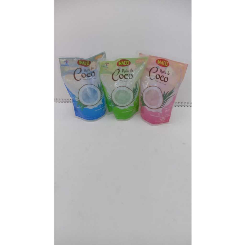 

Inaco Nata De Coco / Minuman Coconut Gel / Minuman Rasa Leci Flavor / 360gr