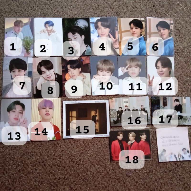 [READY STOCK] BTS JIMIN OFFICIAL MPC MINI PC PHOTOCARD