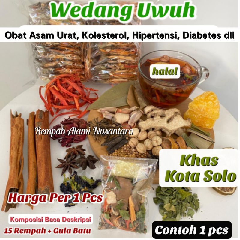 

Wedang Uwuh Obat Hipertensi, Asam Urat, Kolesterol, Diabetes, 15 Rempah Alami Nusantara