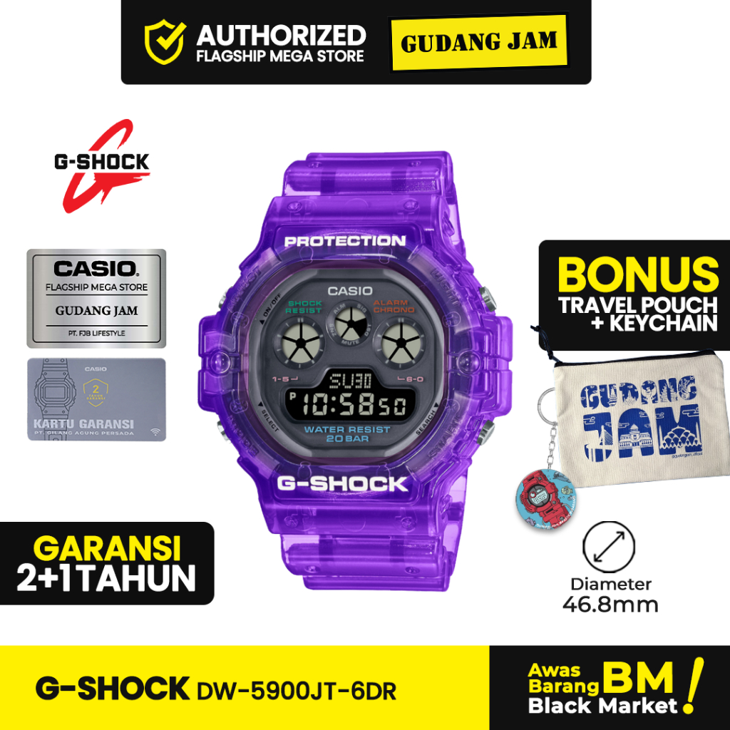 Jam Tangan G-Shock DW-5900JT-6DR DW-5900JT DW-5900 DW5900JT DW 5900JT