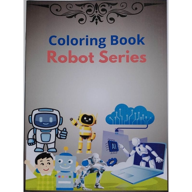 

Buku Mewarnai Robot / Coloring Book Robot Series